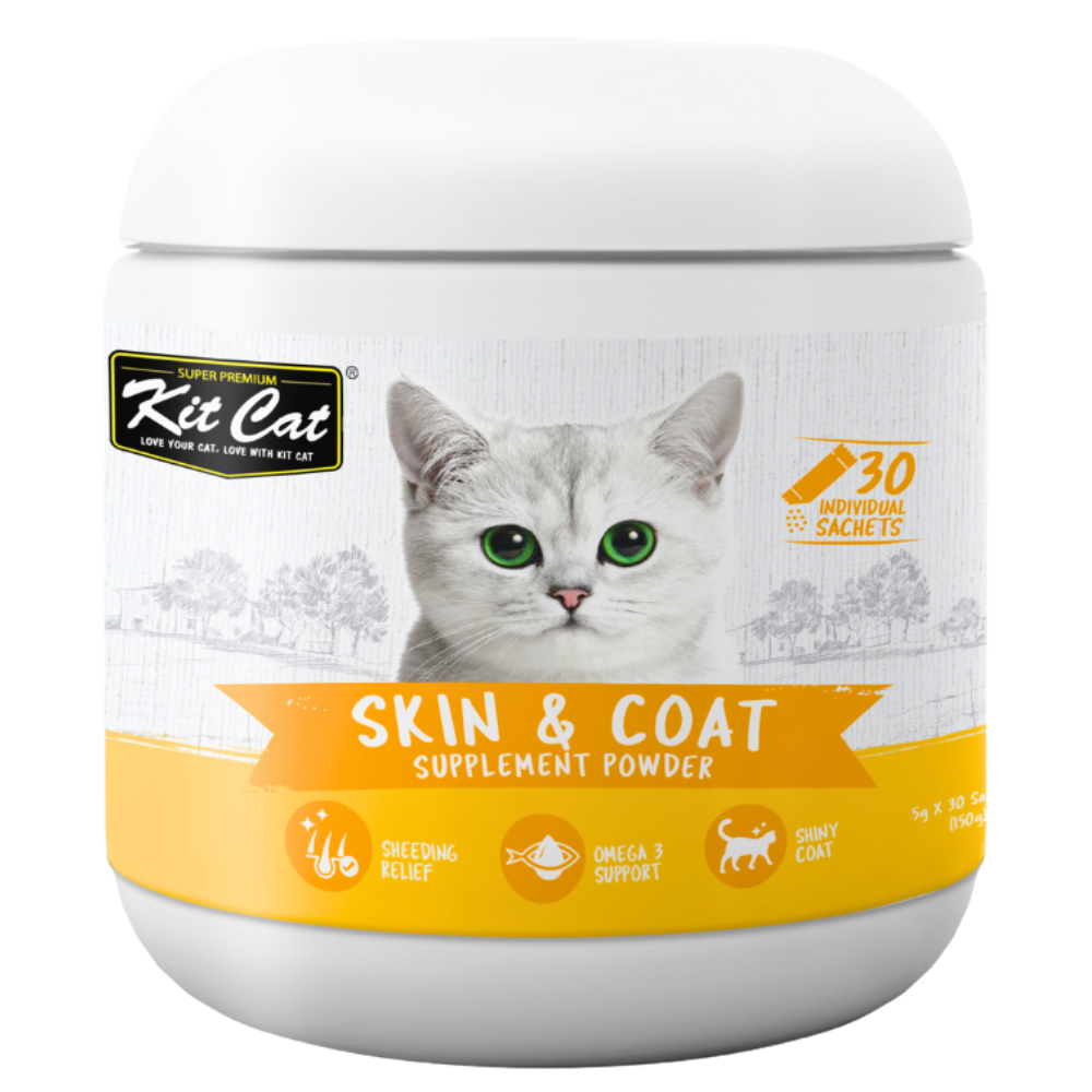Kit Cat Skin & Coat Supplement Powder (30 Sachets x 5g) 150g