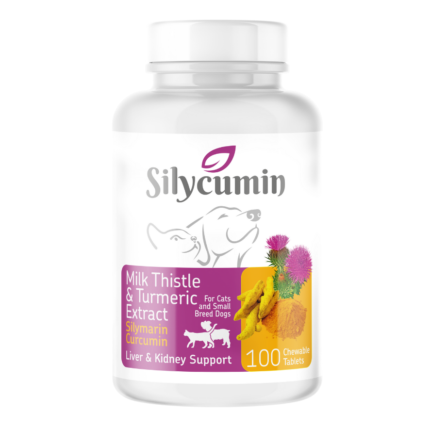 bio petactive silycumin liver and kidney support for cats and small dogs 100 tablets 50g