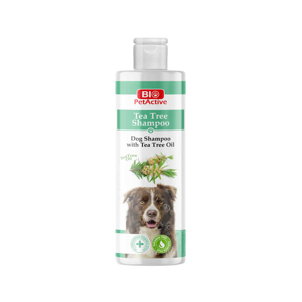 bio petactive shampoo with tea tree oil for dogs