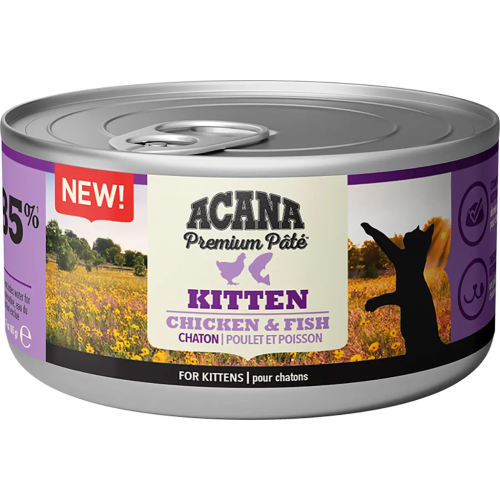 Acana Cans Chicken & Fish for Kittens 85g