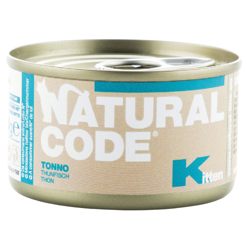 Natural Code Cans Tuna for Kittens 85g
