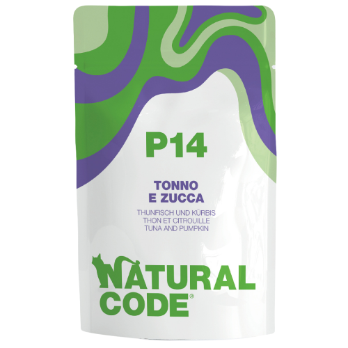 Natural Code P14 Pouch Tuna & Pupmkin for Cats 70g