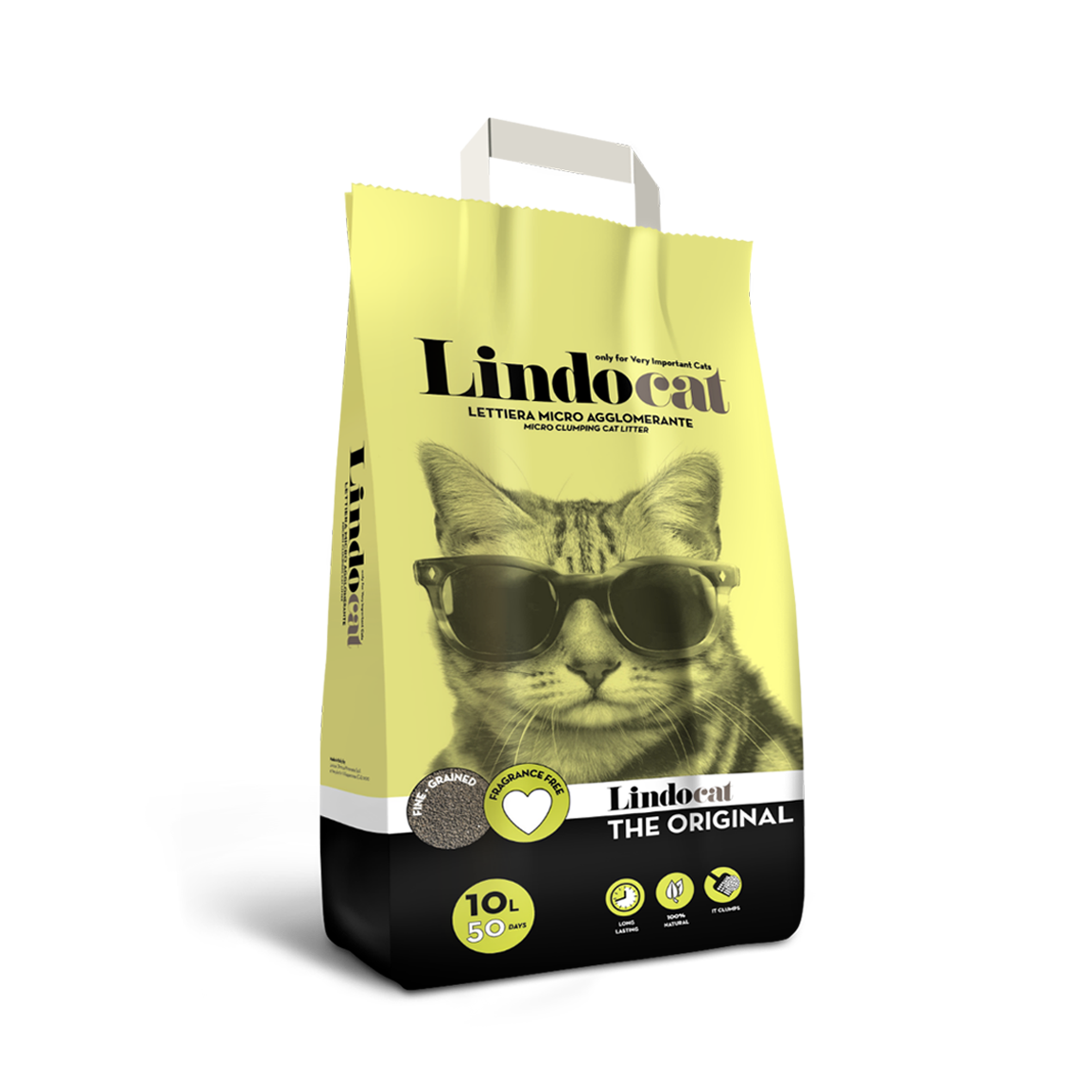 Lindocat Original Unscented Cat Litter 10L