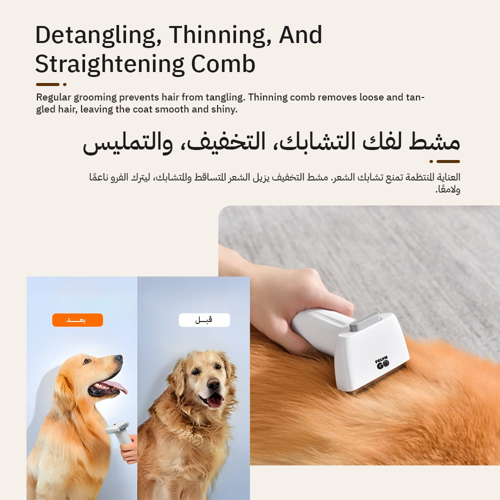 Felyn Go 6 in 1 Pet Grooming Vacuum Cleaner for Cats & Dogs