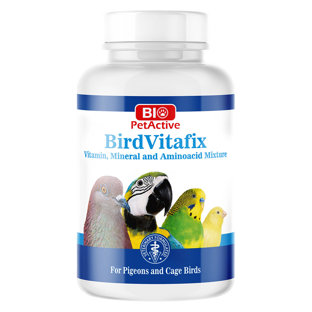 bio petactive bird vita fix vitamin supplement for birds 75g