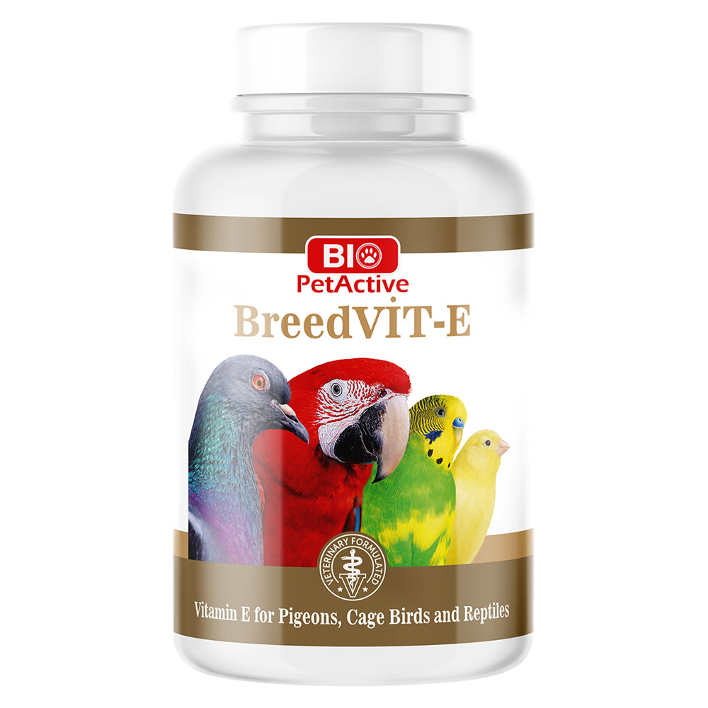 bio petactive breed vit-e vitamin e supplement for birds 70g