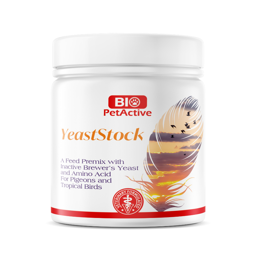 bio petactive yeast stock nutritional supplement for birds 200g